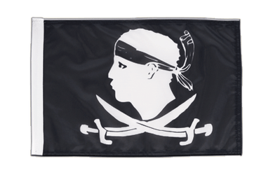 Pirat Korsika Flagge 30 x 45 cm