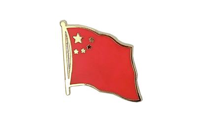 Chine Pin's drapeau 2 x 2 cm