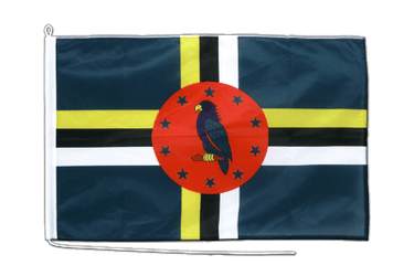 Dominica Bootsflagge PRO 60 x 90 cm