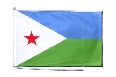Bootsflagge Dschibuti - 60 x 90 cm PRO