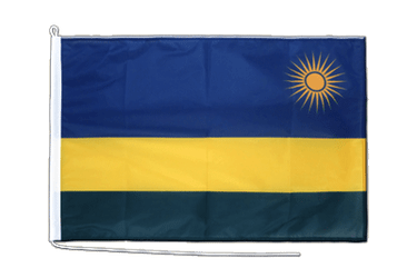 Ruanda Bootsflagge PRO 60 x 90 cm