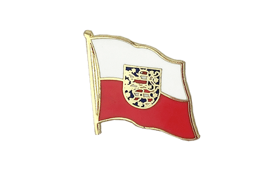 Flaggen Pin Thüringen - 2 x 2 cm
