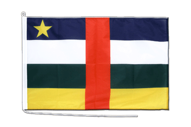 Bootsflagge Zentralafrikanische Republik - 60 x 90 cm PRO