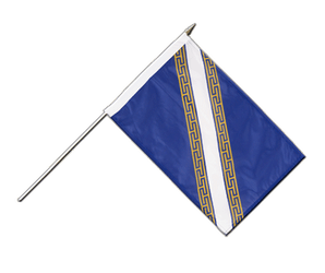 Stockflagge Champagne Ardenne - 30 x 45 cm PRO