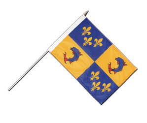 Dauphiné Hand Waving Flag 12x18"
