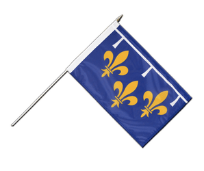 Orléanais Hand Waving Flag 12x18"