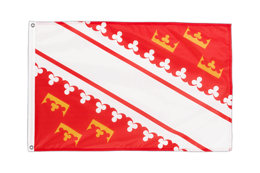 Fahne Flagge Alsace Elsass 30x 45 cm mit Holzstab Höhe 61 cm 0520800 2er Set 