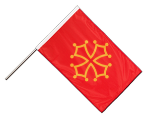 Stockflagge Midi Pyrenees - 60 x 90 cm PRO