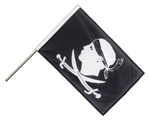 Pirate Corsica Hand Waving Flag PRO 2x3 ft