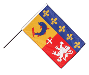 Rhône Alpes Stockflagge PRO 60 x 90 cm