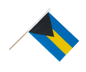 Bahamas Hand Waving Flag 6x9"
