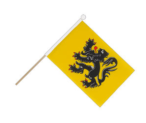 Belgium Flanders Hand Waving Flag 6x9"