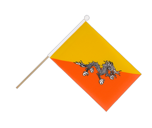 Stockfähnchen Bhutan - 15 x 22 cm