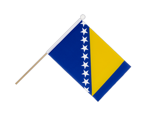 Mini Hand Waving Flag Bosnia-Herzegovina - 6x9"