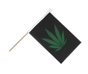 Cannabis Reggae Hand Waving Flag 6x9"