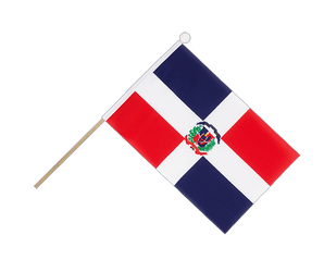 Dominican Republic Hand Waving Flag 6x9"