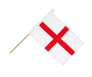 England St. George Hand Waving Flag 6x9"