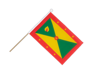 Grenada Hand Waving Flag 6x9"