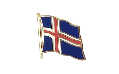 Islande Pin's drapeau 2 x 2 cm