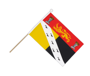 Norfolk Hand Waving Flag 6x9"
