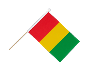 Guinea Hand Waving Flag 6x9"