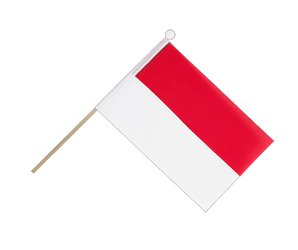 Mini Hand Waving Flag Monaco - 6x9"