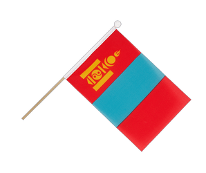 Mongolia Hand Waving Flag 6x9"