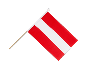 Austria Hand Waving Flag 6x9"