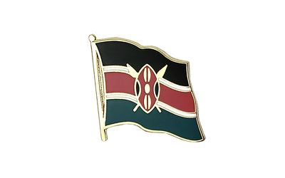Kenia Flaggen Pin 2 x 2 cm