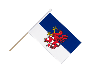 Pomerania Hand Waving Flag 6x9"