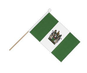 Rhodesia Hand Waving Flag 6x9"