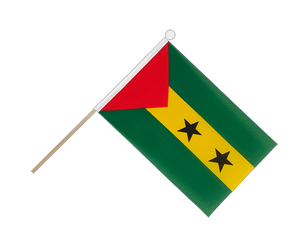 Mini Hand Waving Flag Sao Tome and Principe - 6x9"