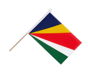 Seychelles Hand Waving Flag 6x9"