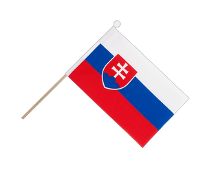 Mini Hand Waving Flag Slovakia - 6x9"