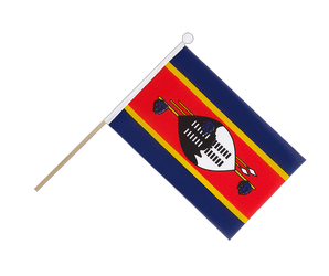 Mini Hand Waving Flag Swaziland - 6x9"
