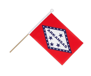 Arkansas Hand Waving Flag 6x9"