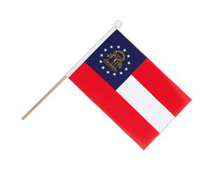 Georgia Hand Waving Flag 6x9"