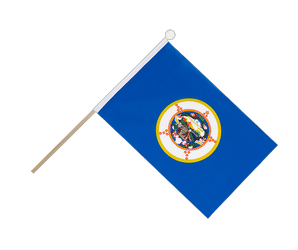Minnesota Hand Waving Flag 6x9"