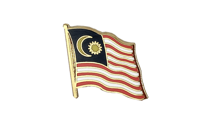 Flaggen Pin Malaysia - 2 x 2 cm