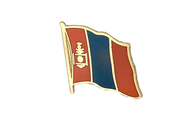 Flaggen Pin Mongolei - 2 x 2 cm