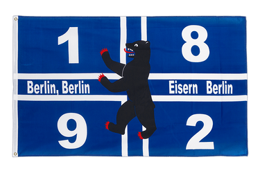 Berlin 1892 Eisern - Drapeau 90 x 150 cm