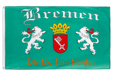 Bremen Die Nr. 1 im Norden Flagge 90 x 150 cm