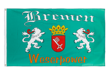 Bremen Weserpower Flagge - 90 x 150 cm