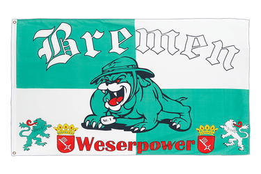 Bremen Bulldog Weserpower 3x5 ft Flag