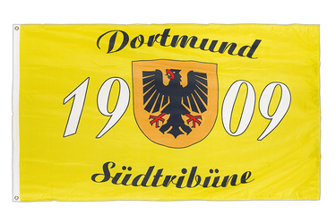 Dortmund 1909 Südtribüne Désign 1 - Drapeau 90 x 150 cm