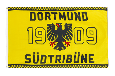 Dortmund 1909 Südtribühne Design 2 - Flagge 90 x 150 cm