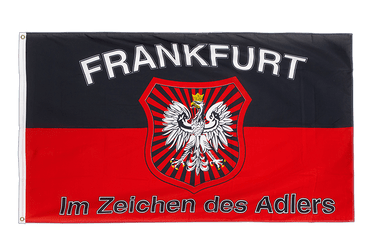 Frankfurt Im Zeichen des Adlers - 3x5 ft Flag