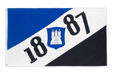 Hamburg 1887 Flagge 90 x 150 cm