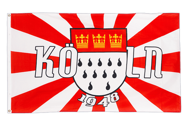 Köln 1948 - Flagge 90 x 150 cm