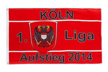 Köln Aufstieg 2014 - Flagge 90 x 150 cm